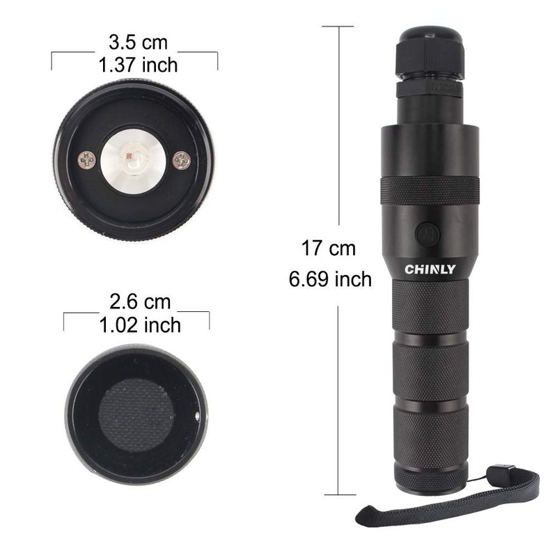 CHINLY Fiber Optic Whip, LED Light Whip for Dancing, with 40 Color Effect Mode and 360Â°Swivel, Rave Accessories for Parties, Light Shows, EDM Music Festivals, Unique Gifts for Girlfriend,Girl,Wife - Image 4